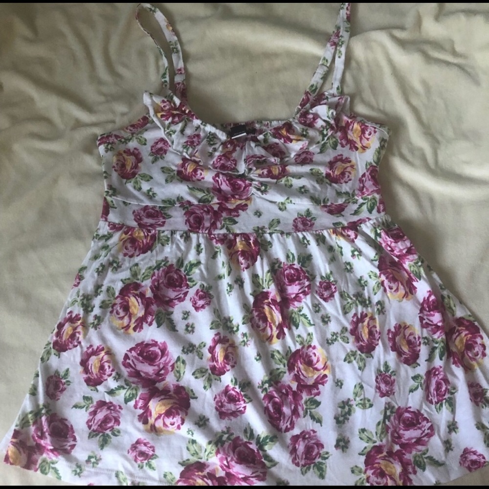 Torrid Floral Tunic Tank Top size 0
